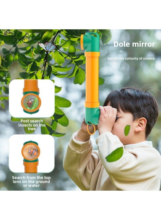 Children's Educational Outdoor Adventure Toy Insect Observation Box Telescope Camping Tool Fishing Net Bag Insect Net-Color:Catch Net  - Image 3