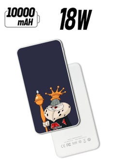 10,000 mAh Super Fast Charging Ultra Compact Power Bank with Quick Charge & Power Delivery, Portable Charger For iPhone and Android Donald King