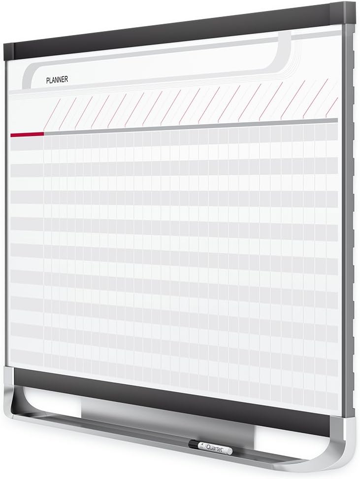 Quartet Prestige 2 Magnetic Total Erase Project Planner 3 x 2 Feet Board with 16 Row29 Column Chart PP32P2 - Image 2