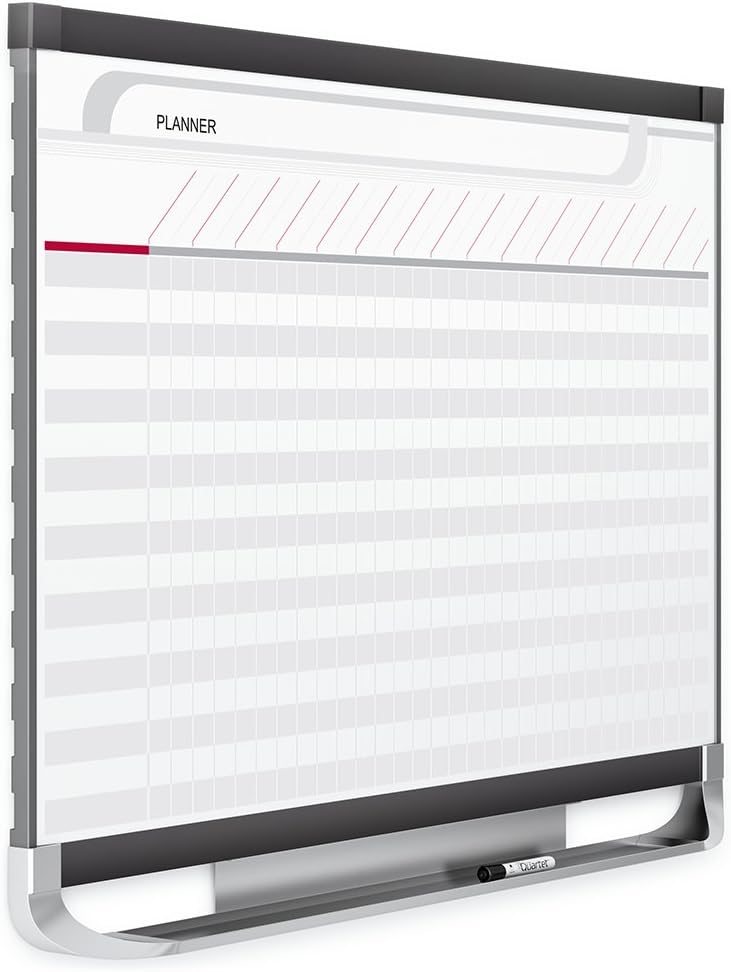 Quartet Prestige 2 Magnetic Total Erase Project Planner 3 x 2 Feet Board with 16 Row29 Column Chart PP32P2 - Image 3