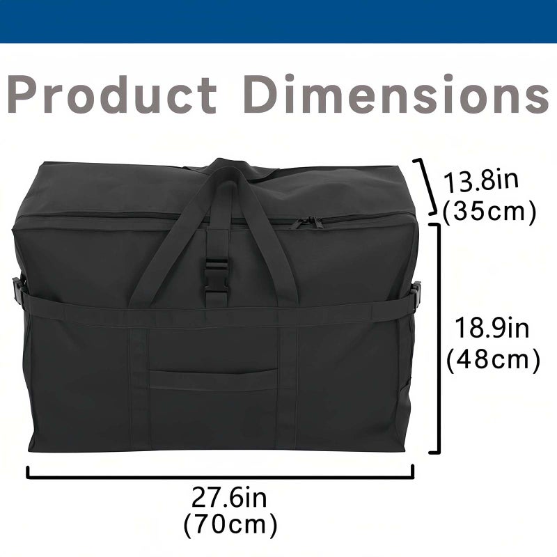 Arxus Large Duffel Bag, 120L Waterproof Carry on Weekend Overnight Storage Bag over Luggage for Airline, Travel, Camping, Moving - Image 5
