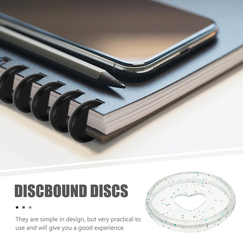 60pcs Loose-leaf Binding Tools Binding Discs Notebooks Binding Discs Planner Binding Tools - Image 5