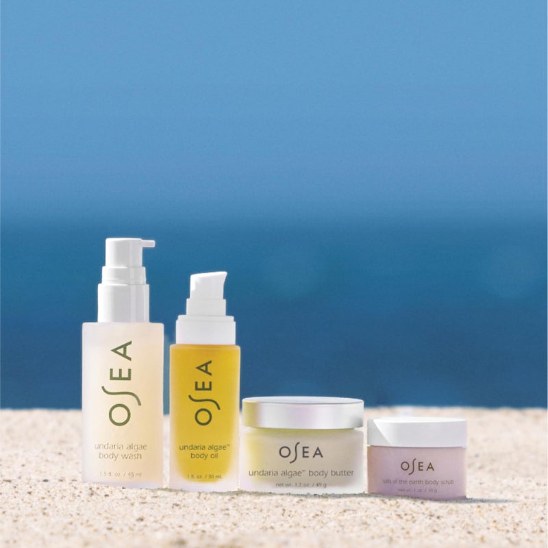 OSEA Bodycare Bestsellers Skincare Set - 4-piece Body Travel Set - 1oz - Body Oil, Body Butter, Body Scrub, & Body Wash - Image 3