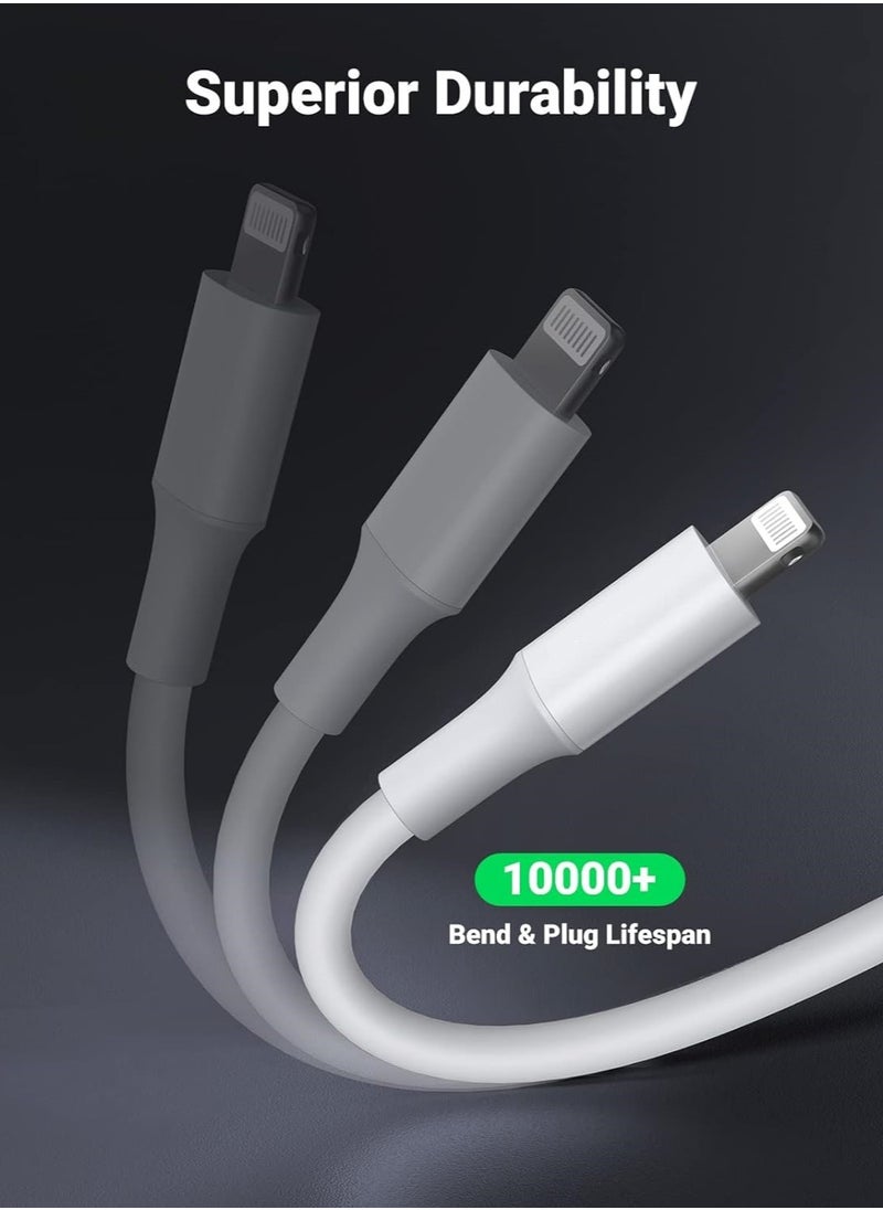 MMG - iPhone Charger Cable 1M [MFi Certified] Lightning Cable iPhone Cable 2.4A Lightning Cord Compatible for iPhone 14/14 Pro/14 Plus/14 Pro Max, iPhone 13 Pro 12 Pro Max 11 XS 7 Plus 6S ipad Pro - Image 1