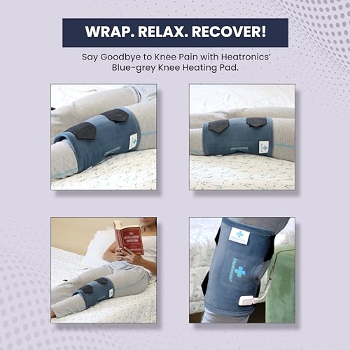 Heatronics Heating Pad for Knee Pain (Analog) | 3 Heat Levels | ThermoLock™ Thermostat Control | TheraFlex™ 6-Layer Build | Knee Heating Pad for Arthritis & Joint Relief | ISO 13485 & CDSCO Certified | 1-Year HeatCare™ Warranty - Image 5