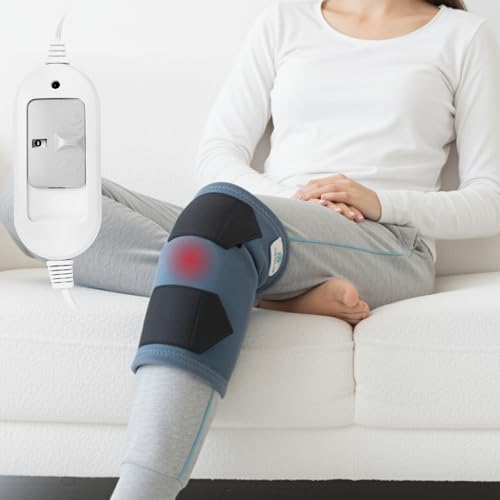 Heatronics Heating Pad for Knee Pain (Analog) | 3 Heat Levels | ThermoLock™ Thermostat Control | TheraFlex™ 6-Layer Build | Knee Heating Pad for Arthritis & Joint Relief | ISO 13485 & CDSCO Certified | 1-Year HeatCare™ Warranty - Image 1