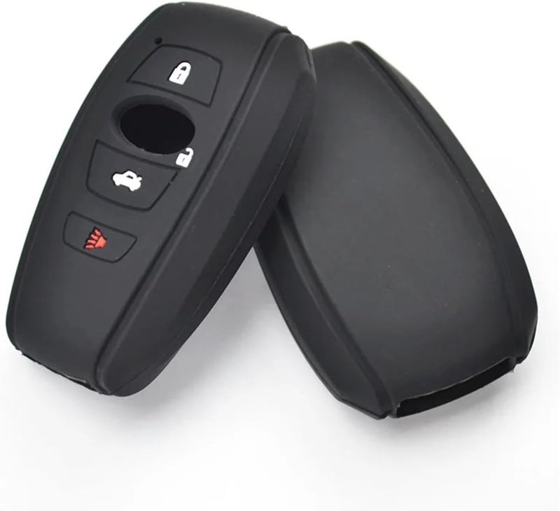 QASULER Silicone Car Key Case Cover for Subaru - Image 1