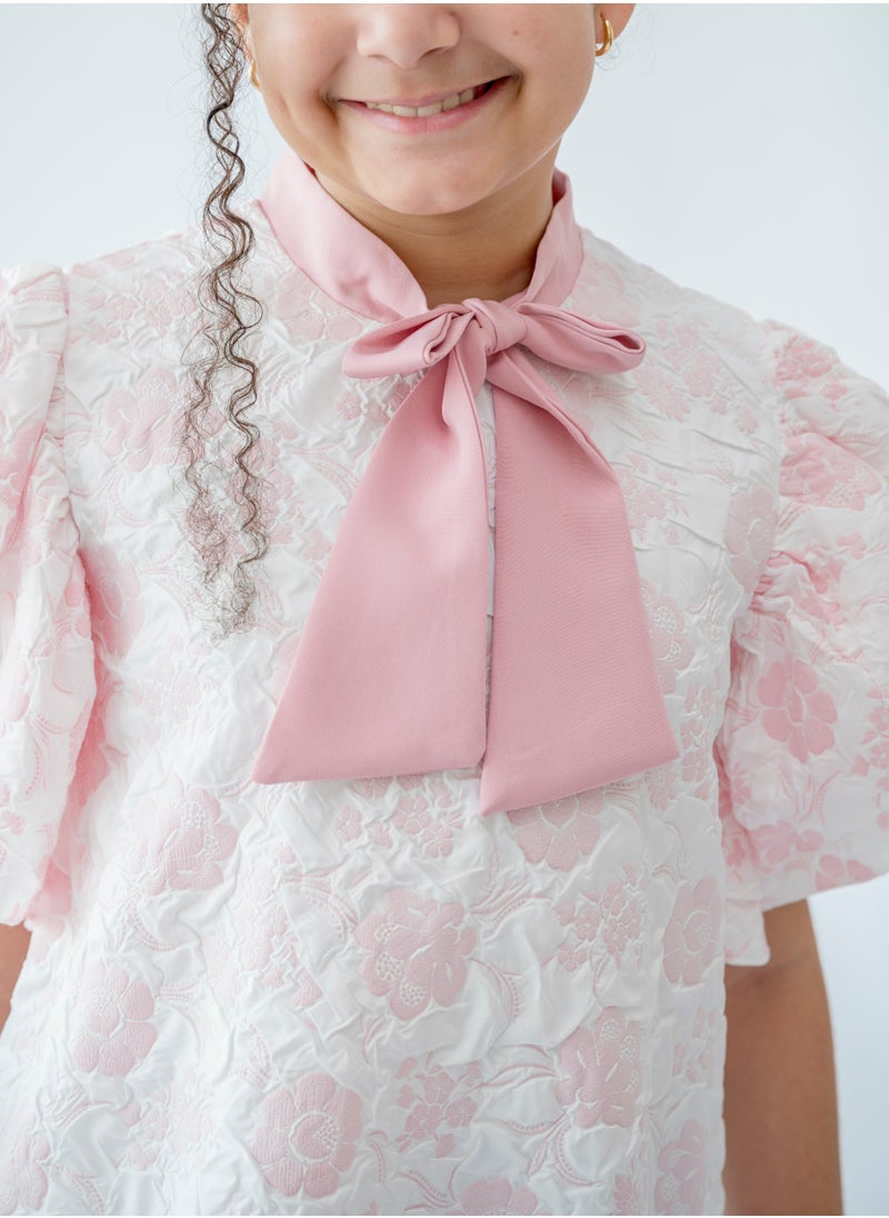 LALEENA - Blossom Bow Floral Dress - Image 1