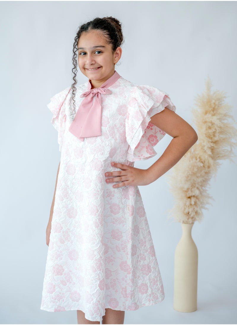LALEENA - Blossom Bow Floral Dress - Image 1
