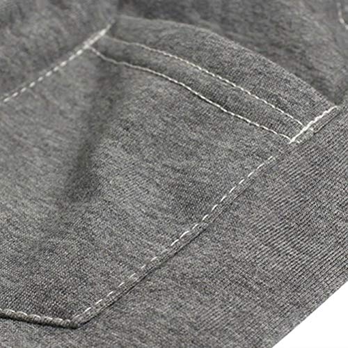 BINPAW Kids Cotton Fleece Pull On Active Sports Basic Jogger Sweat Pants for Little Boys & Big Boys, Grey, Age 13T-14T (13-14 Years) = Tag 170 - Image 5