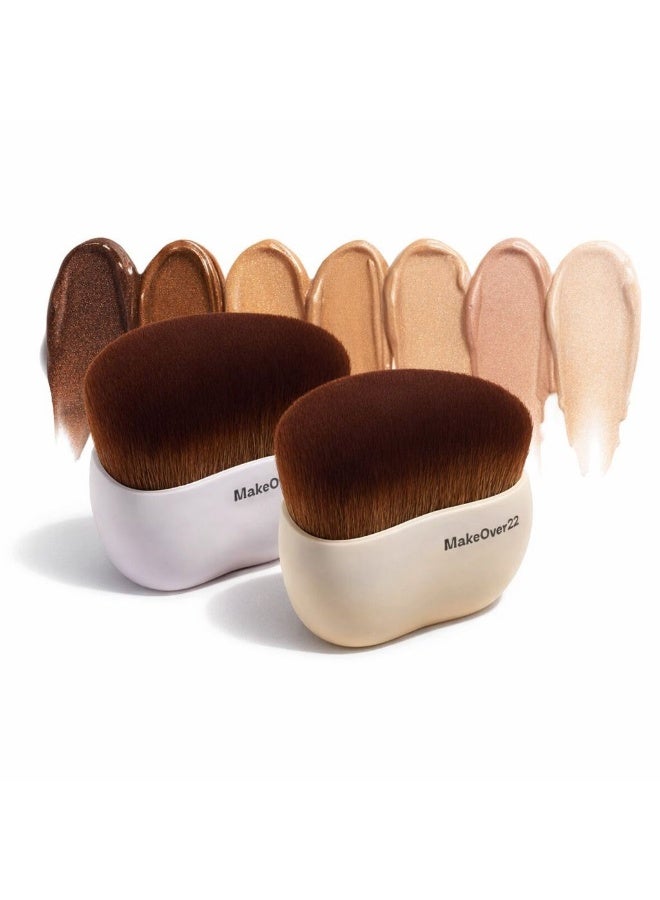 Makeover 22 MakeOver22 Foundation & Liquid Highlighter Body Brush- Nude Dreamer - Image 3