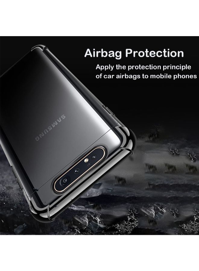 NIBEMINENT Shockproof Protective Case Cover For Samsung Galaxy A80 Clear - Image 3
