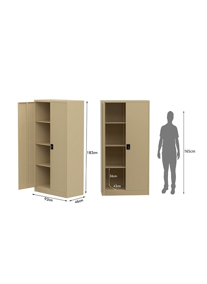 Mahmayi Mahmayi Victory Steel Japan OEM Steel Filing Cupboard Beige  - Image 4