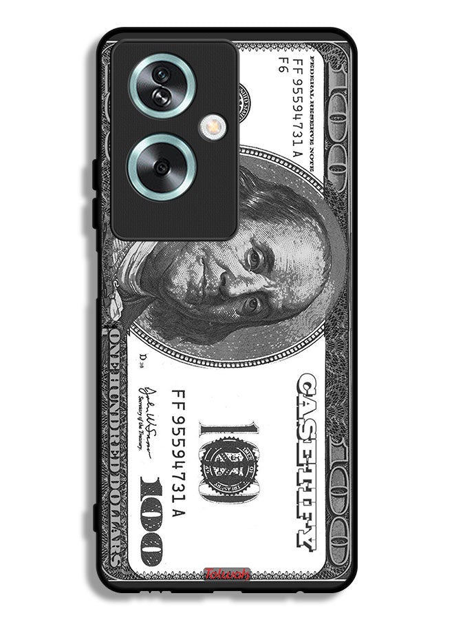 Tolwak Oppo A2 Protective Case Cover Dollar Pattern - Image 1