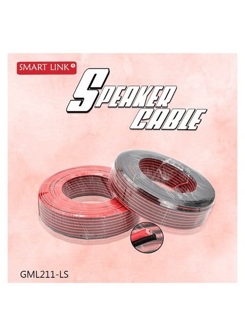 SmartLink - GML211-LS, Speaker Cable High-Quality Speaker Wire, 73.2 Meter, 1.0mm CCA.2Cx32.0.20, OD 3.0x6.0 PVC