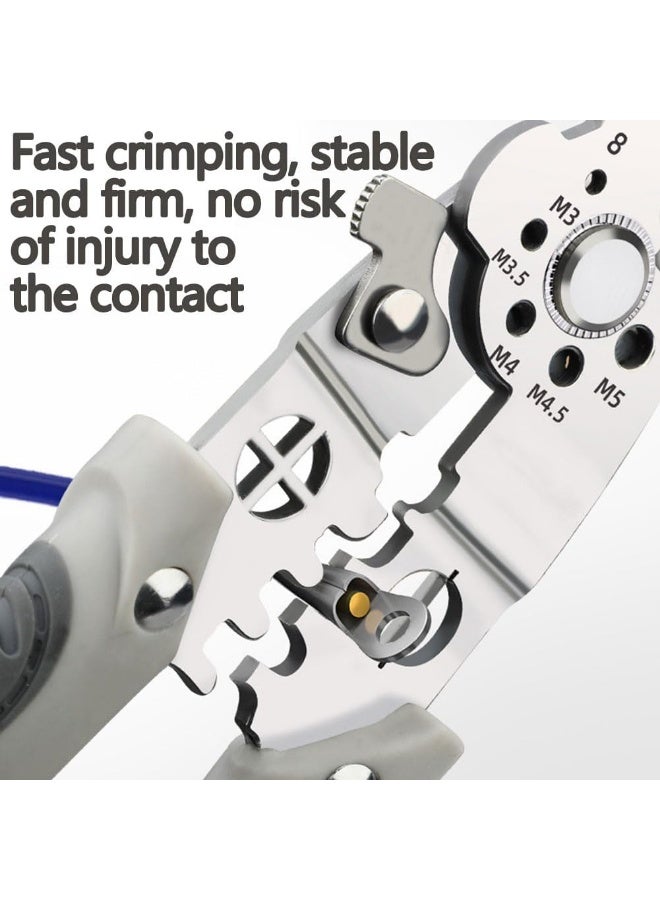 كماشة متعددة الوظائف من الفولاذ المقاوم للصدأ لتعرية الأسلاك والقطع والتقسيم والقص والإزالة. - Image 5