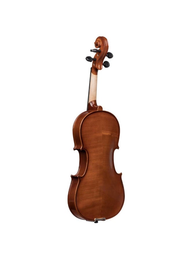 Vhienna VH VO14 Student 1/4 Violin Outfit – Spruce / Maple, Metal Tailpiece, Bow & Case - Image 3