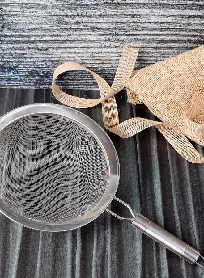Royalford Stainless Steel Strainer, 20 cm