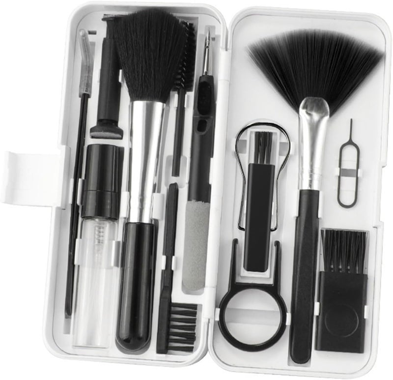 18 in 1 Laptop Cleaner Kit Computer Keyboard Cleaner Desk Cleaning Tool Cleaning Brushes for Mobile Phones, Earphones, Computers, Laptops and Other Electronics Cleaner - Image 1