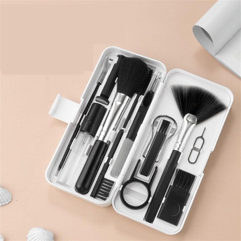 18 in 1 Laptop Cleaner Kit Computer Keyboard Cleaner Desk Cleaning Tool Cleaning Brushes for Mobile Phones, Earphones, Computers, Laptops and Other Electronics Cleaner - Image 2
