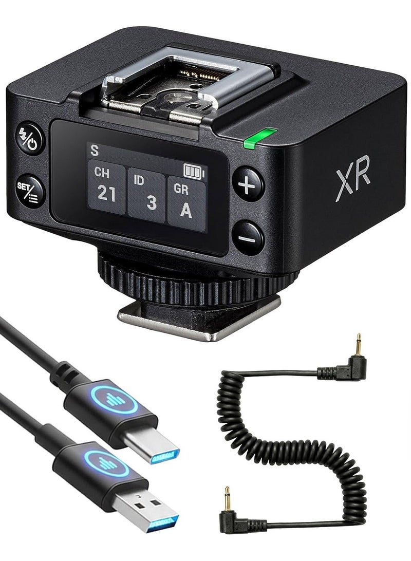 جودوكس مستقبل فلاش لاسلكي Godox XR لكاميرات كانون ونيكون (تحديث X1R)، مشغل TTL وHSS بتقنية 2.4G، بطارية ليثيوم مدمجة، مزامنة لاسلكية، تصميم مدمج مع فرشاة عدسة - Image 1