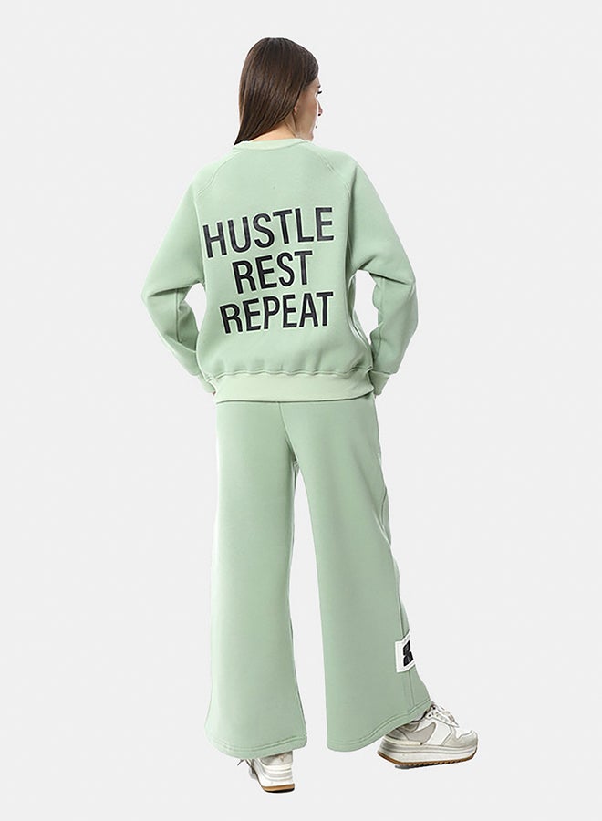 XTCY Milton raglan sleeve pajamas pistachio women pistachio 2XL B4-pistachio-2XL - Image 3