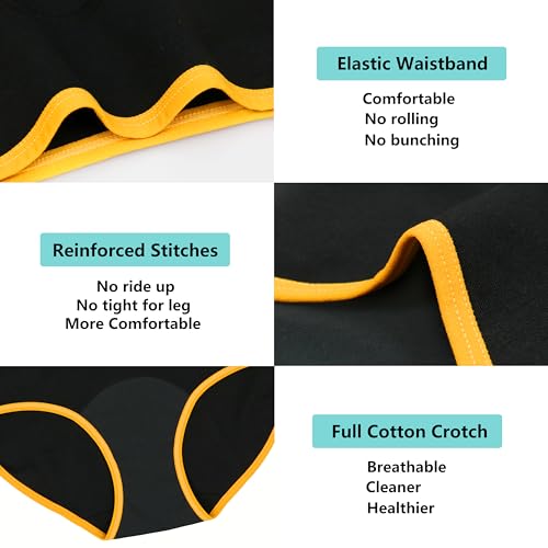 Mesachy Girls Period Underwear Period Panties for Teens Menstrual Leakproof Protective Cotton Briefs - Image 4