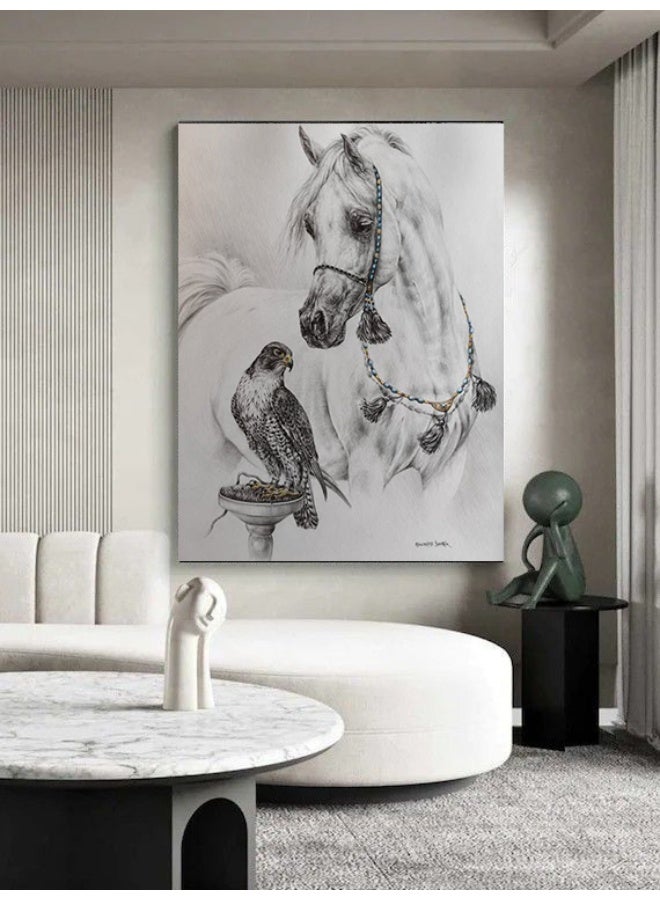 Wall panels measuring 50*70 with a black frame to decorate your home wall
