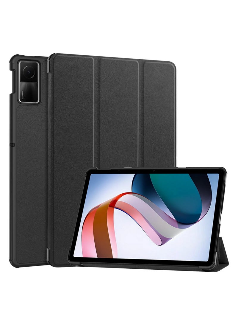 For Xiaomi Redmi Pad SE Case 11 inch 2023 Tri-Folding Flip Stand Cover with Auto Sleep Magnetic Protection Slim Shockproof Design Multiple Viewing Angles for Redmi Red Mi Pad SE Tablet Black - Image 1