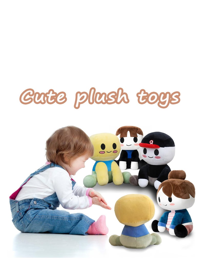 SYOSI Blox Buddies Plush, Bacon Buddy Plushie Hair noob Plushie, Hand Sewn Toys, Guest Buddy Stuffed Doll Pillow for Fans and Friends, for Bedroom, Living Room, Home, Office, Nursery Bed - Image 2