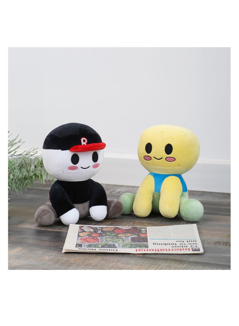 SYOSI Blox Buddies Plush, Bacon Buddy Plushie Hair noob Plushie, Hand Sewn Toys, Guest Buddy Stuffed Doll Pillow for Fans and Friends, for Bedroom, Living Room, Home, Office, Nursery Bed - Image 5