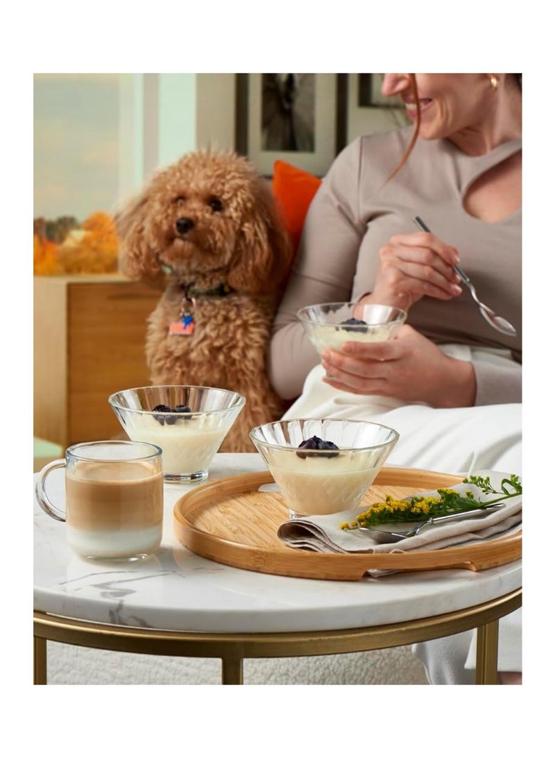 Paşabahçe Pasabahce Vanilla Bowl 320cc – 6-Piece Glass Bowl Set GB - Image 2