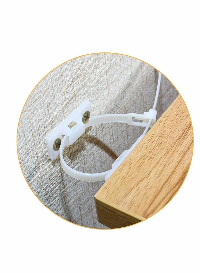 Furniture Fall Prevention Device, 【Child Safety】 straps are designed to protect children and pets from the dumping of furniture, even during earthquakes windstorms. anchors for - Image 2