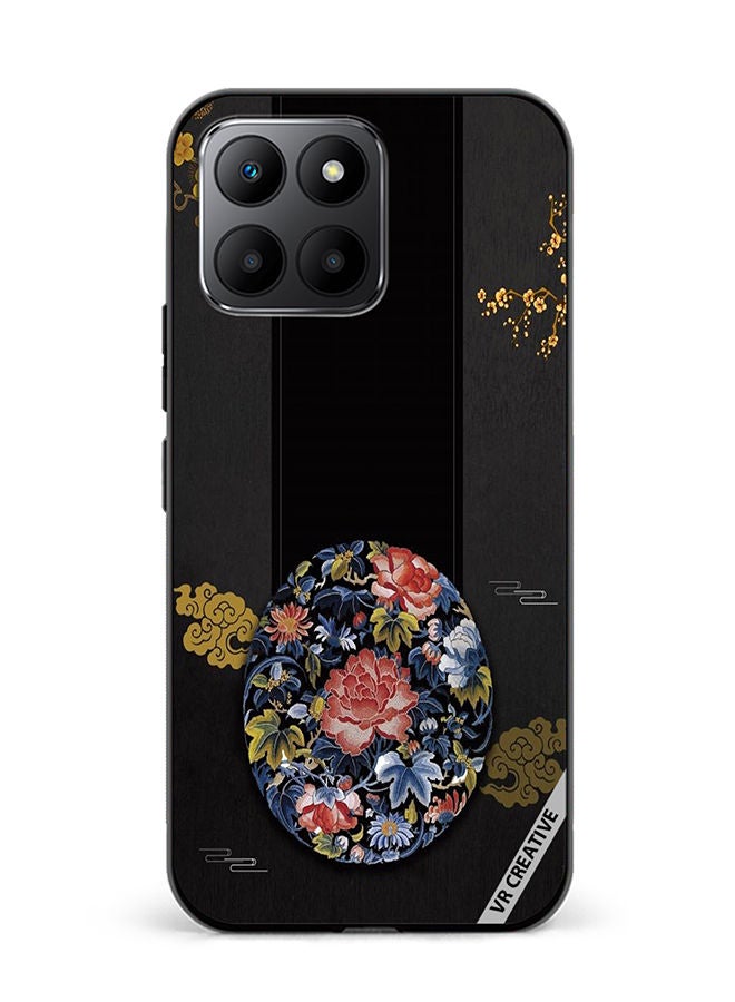VR CREATIVE Protective Case Cover For Honor 70 Lite Flower Design Multicolour - Image 1