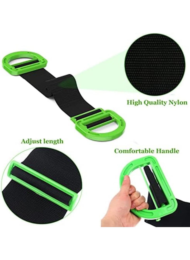 SYOSI Moving Straps, 2 Pack Adjustable Lifting Moving Straps, Handle Lifting Straps with Non-slip Gloves for Move and Carry Furniture, Appliances, Mattresses, Boxes, Support up to 600lbs - Image 3