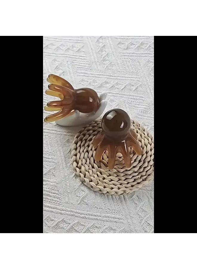 1pc Octopus Scalp Massager Wide Tooth Comb For Hair Growth Relaxation Handheld Head Tool - Image 4