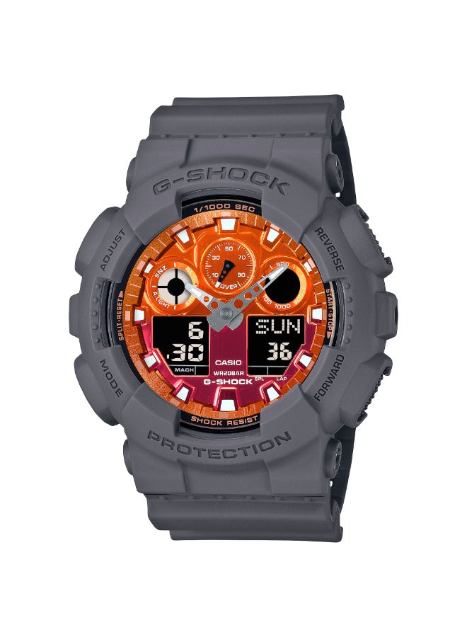 G-Shock Analog-Digital Men'S Watch Ga-100Fl-8Adr