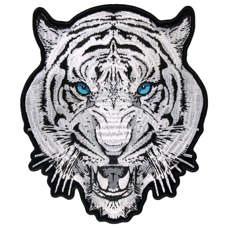 Hot Leathers White Tiger Patch (Multicolor, 3" Width x 4" Height) - Image 4