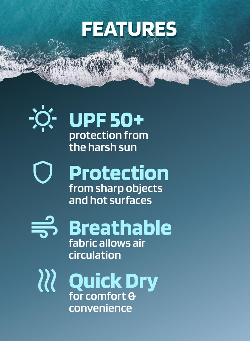 Slipstop Gloss Adult Foil Print Non Slip Water and Beach Shoes UPF 50 Plus Sun Protection Lightweight Quick Dry Swim Ready Footwear - Image 5