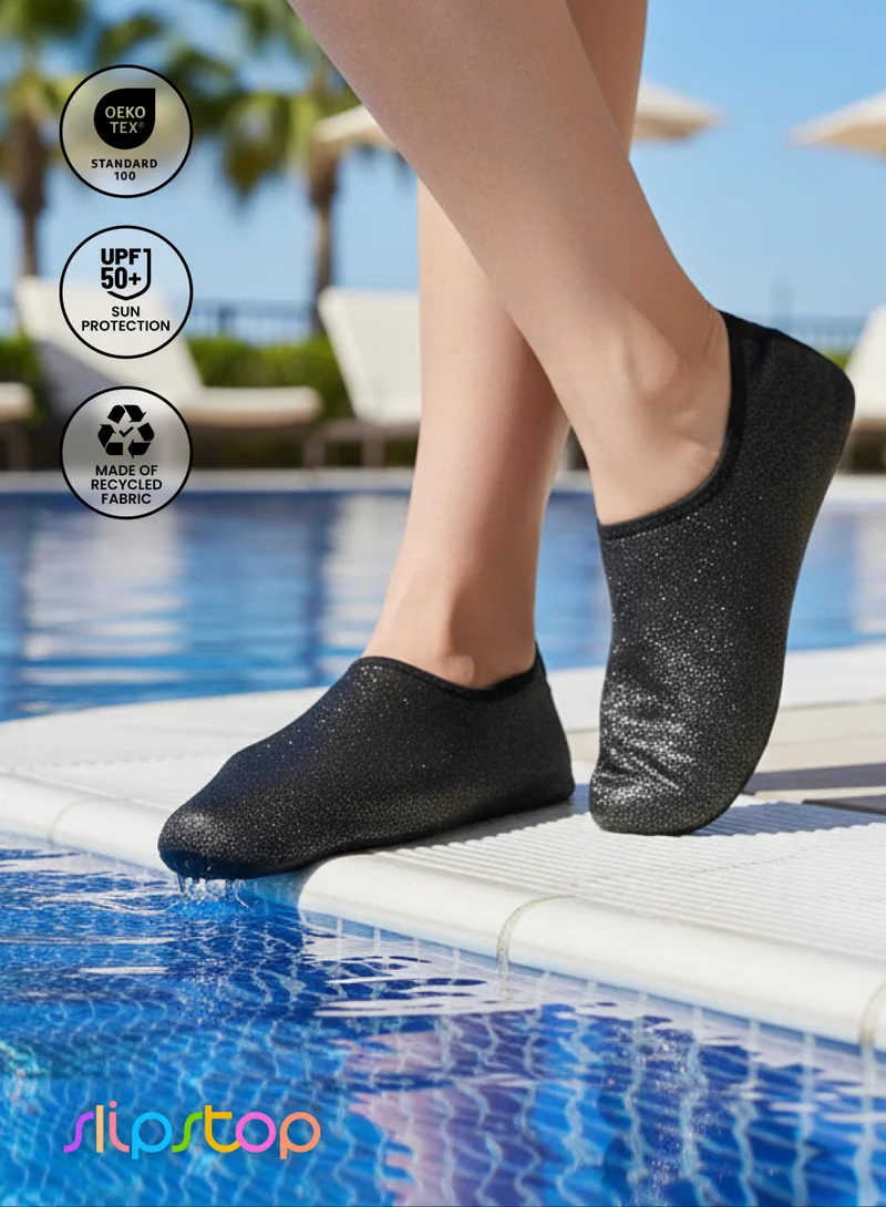 Slipstop s Slipstop Gloss Adult Foil Print Non Slip Water and Beach Shoes UPF 50 Plus Sun Protection Lightweight Quick Dry Swim Ready Footwear for Women | Best Price UAE