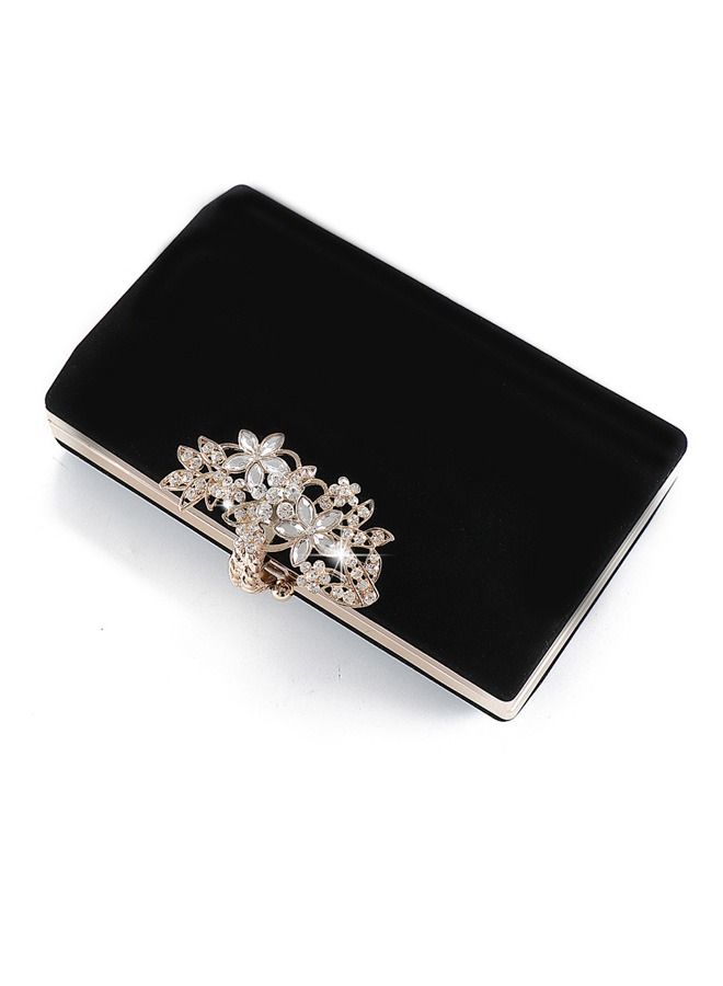 DUNISO Women Shiny Glitter Evening Bag Party Clutches Envelope Handbag Chain Purse for Wedding Elegant Formal Cocktail Party - Image 3