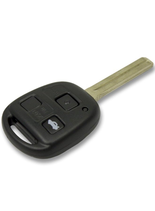 Keyless2Go New Uncut Keyless Remote Combo Flip Key Fob with Short Blade for Vehicles That Use FCC HYQ1512V - Image 3