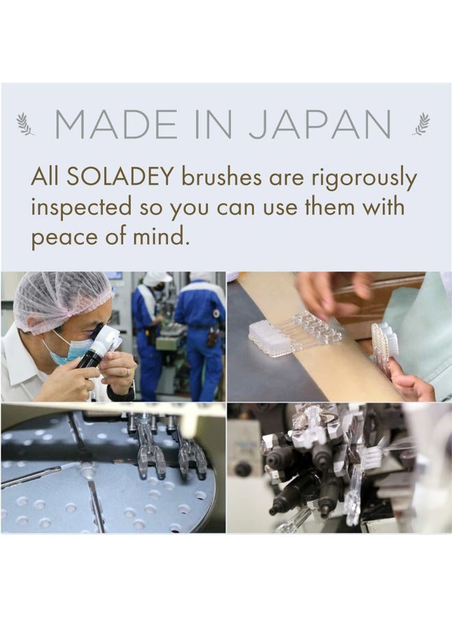 Soladey Ionic Toothbrush Replacement Brush Heads Refill, 4 Count -3 Row Ultra Fine Bristle - Image 5