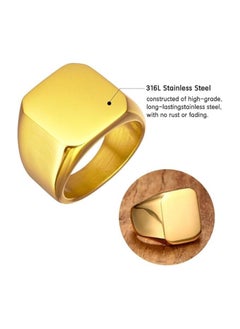 Fayrouz Jewellery Fayrouz Jewelry Men's Stainless Steel Square Designs Rings for Men, Thumb Pinky Ring, Men's Ring for Boys  - Image 2