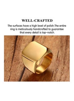Fayrouz Jewellery Fayrouz Jewelry Men's Stainless Steel Square Designs Rings for Men, Thumb Pinky Ring, Men's Ring for Boys  - Image 4