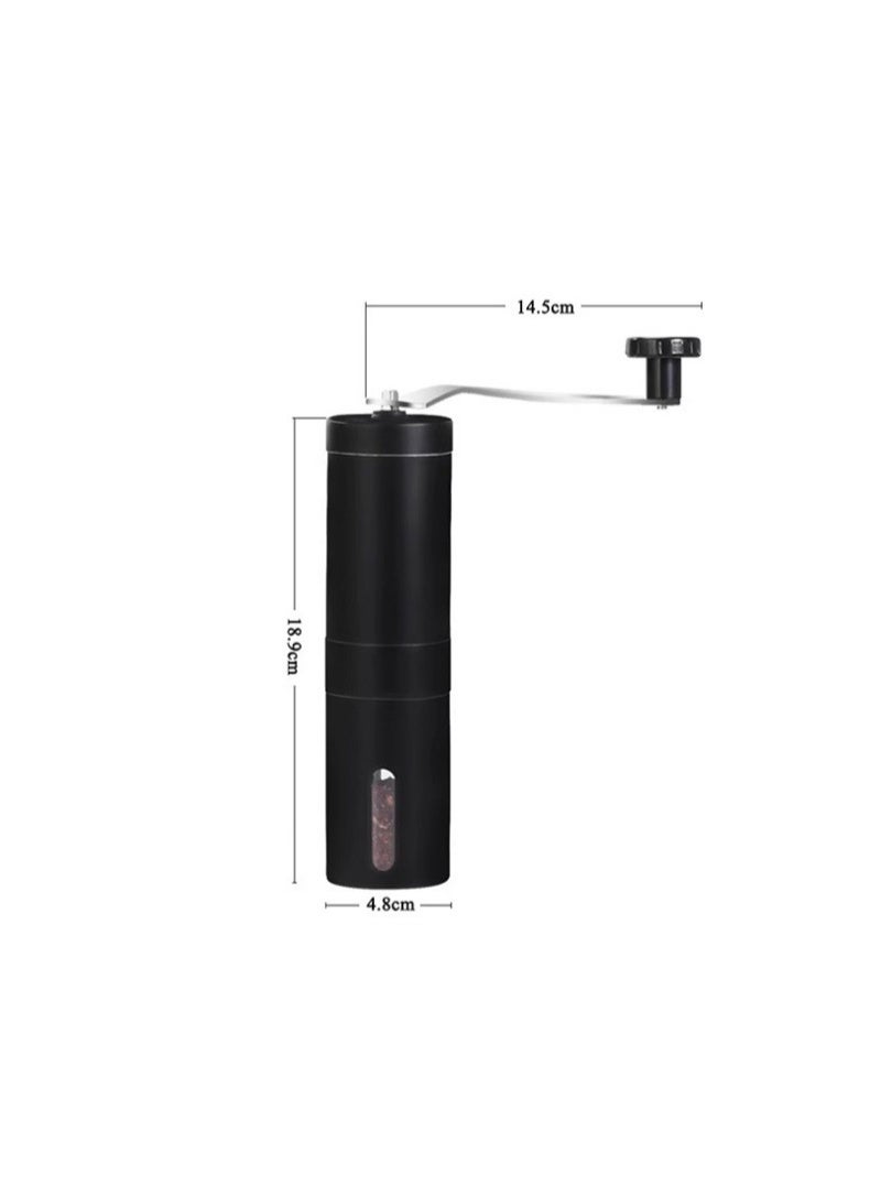 Kawkab Portable stainless steel hand-crank coffee maker, multi-position adjustable settings, holiday gift, portable hand-crank grinder, suitable for camping, travel, espresso - Image 2