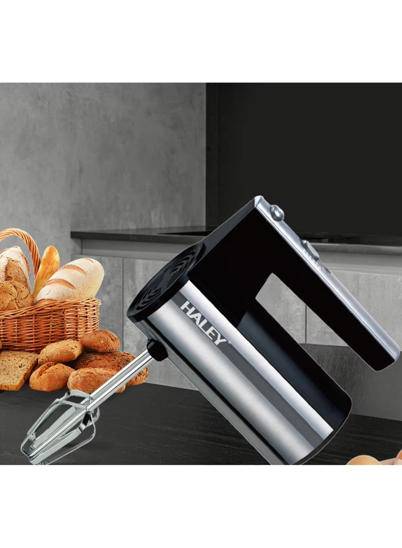 Haley خلاط يدوي كهربائي بقوة 500 واط، جهاز مطبخ منزلي من الفولاذ المقاوم للصدأ - Image 5