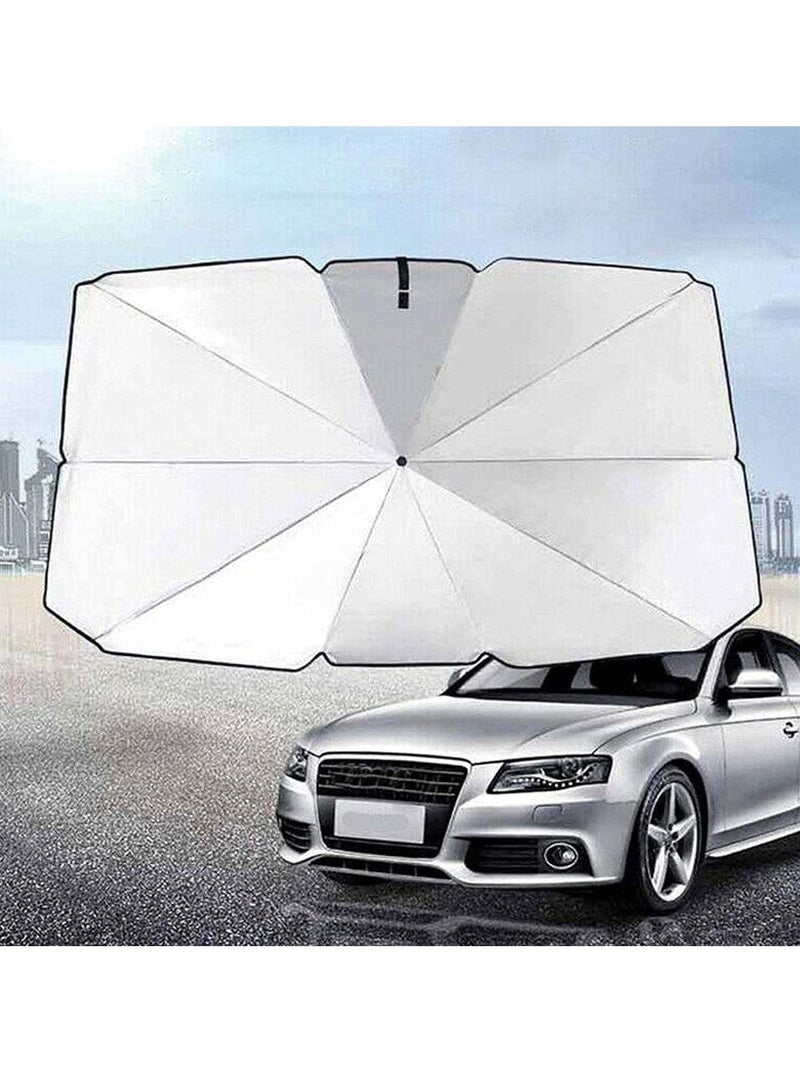 ELTRAZONE New Summer Car Umbrella Type Car Sunshade Protector Umbrella For Auto Front 2 Model Can Choose - Image 3