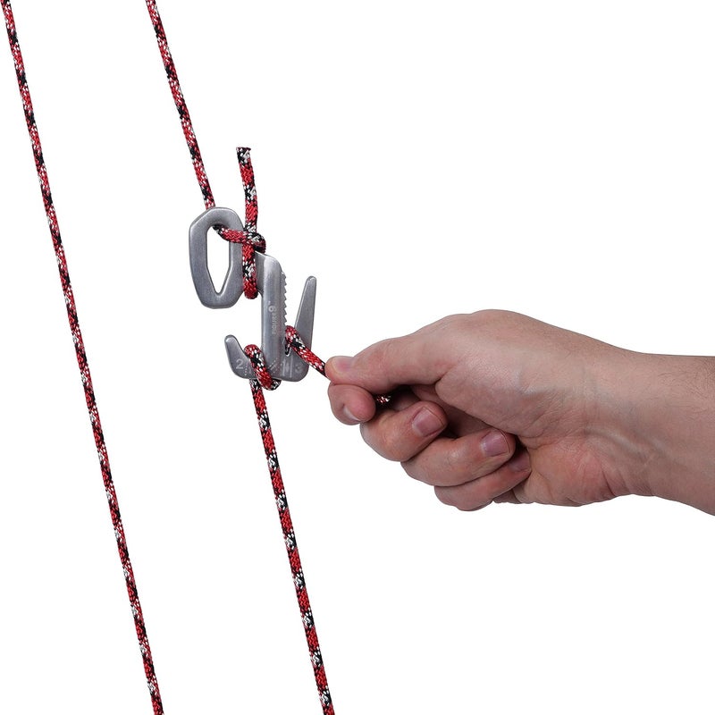 NiteIze Rope Tightener 312 in Aluminum Silver - Image 4