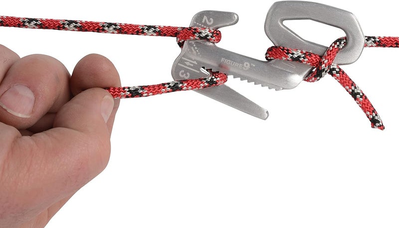 NiteIze Rope Tightener 312 in Aluminum Silver - Image 3